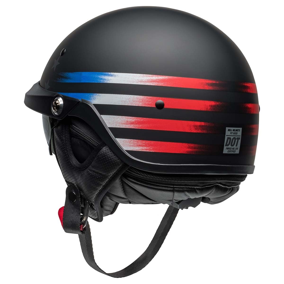 Amazon.com: Bell Powersports Pit Boss Banner Matte Black/Red